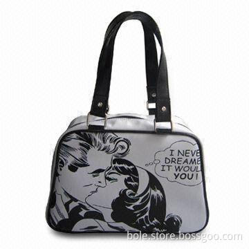 Unique Printed PVC Handbag in Medium Size, Various Colors/Sizes are Available